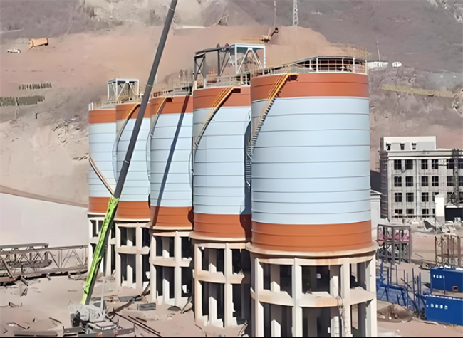 坡头镇高架钢板仓