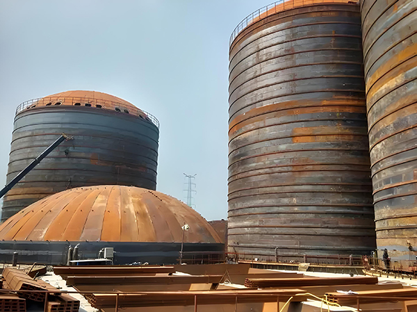 坡头镇焦粉钢板仓